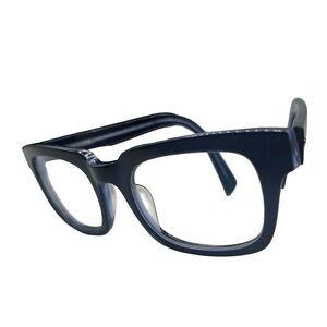 HTF SEE Glasses Eyewear Blue Semi Translucent 5720 Made in France Frames